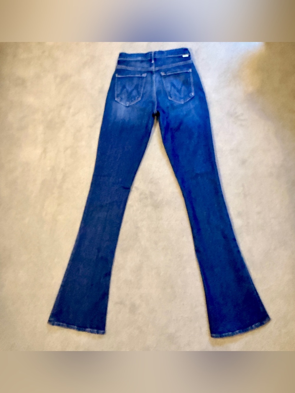 Mother High-Waisted Runaway Stretch Bootcut in Dark Blue - Size 27 Long - Picture 5 of 11
